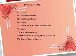 70th Birthday Party Ideas For Mom Philippines Pin By Ashley Greggs On Messages Debut Program Debut Themes Debut Party