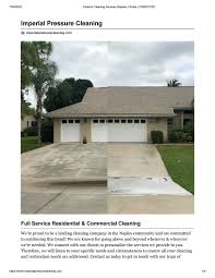 Naples pressure washing is a great company. Pressure Washing Roof Cleaning House Washing Imperial Cleaning Services By Pressure875 Issuu