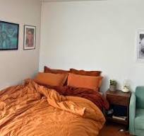 Custom, plant dyed, organic cotton sheet sets