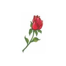 S204 Rosebud Tattoo Rose Bud Tattoo Simple Rose Tattoo Rose Buds