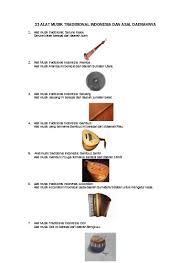 Berikut beberapa contoh alat musik yang populer atau berasal dari maluku 33 Alat Musik Tradisional Indonesia Dan 1