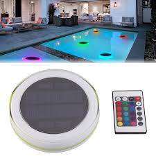 Led Lampe Solaire De Decoration Avec Telecommande Pour Piscine Flottante Achat Vente Led Lampe Solaire De Cdiscount