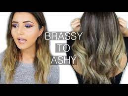 From Brassy To Ashy How I Tone My Hair At Home Brassy Hair Toner For Blonde Hair Toner For Brown Hair