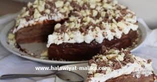 تورتة الكريب بالشوكولاته والكريمة Food Food And Drink Krispie Treats