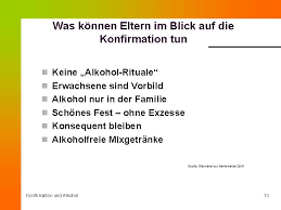 Konfirmation Und Alkohol Zahlen Fakten Und Hintergrnde Zum