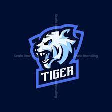 White Tiger Mascot Logo In 2021 Watercolor Logo Design Branding Design Logo White Tiger Tattoo