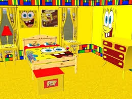 Complete Spongebob Bedroom Set Spongebob Bedroom Set Yellow Kids Bedroom