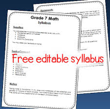 Making Expectations Clear From The Very Beginning Math In The Middle Maths Syllabus Middle School Syllabus Syllabus Template