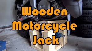 Scissor jack lift for motorbike ,home made. Diy How To Make A Wooden Motorcycle Jack Lift For 20 Youtube