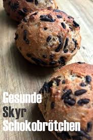 Gesunde Skyr Schokobrotchen Schokobrotchen Rezepte Gesund Backen