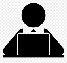 This adds a background that is 25% opaque (colored) and 75% transparent. Png File Svg Person Using Computer Icon Clipart 4601095 Pinclipart