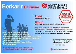4 lowongan pekerjaan yang tersedia dari baturaja untuk menawarkan lowongan yang anda sedang mencari. Facebook