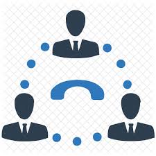 conference call icon of flat style available in svg png eps ai icon fonts conference call icon