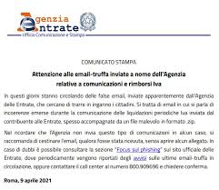 L'agenzia delle entrate offre anche un servizio telefonico per far mettere in contatto il contribuente con chiamando il numero: Truffa Agenzia Delle Entrate Come Riconoscere Le False Mail Sportello Del Cittadino Arzano