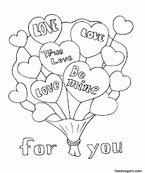 Valentines day occurs in a month full of holidays and celebrations. Valentines Day Coloring Pages Printable Coloring Home