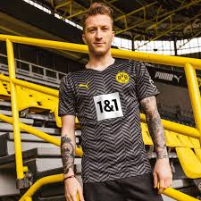 The shield appears in its usual colors, accompanied by the puma and 1 & 1 logos, the latter applied to a. The Daily Bee Bvb Unveil 2021 22 Away Kit Fear The Wall