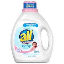 All Baby Liquid Laundry Detergent Gentle For Baby 88 Ounce 58 Loads Walmart Com