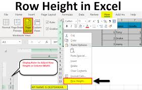Format option in cells group. Row Height In Excel 4 Different Ways Of Changing Row Height