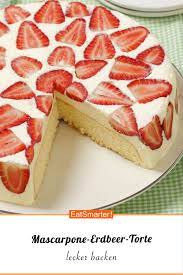 mascarpone erdbeer torte rezept erdbeer torte erdbeer kuchen erdbeerkuchen rezept