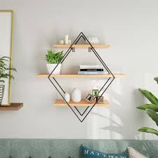 Cette belle étagère ronde murale à 4 étages déstructurés en bois de manguier. Etagere Murale Style Industriel Cdiscount