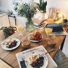 Breakfast For Two Are Better Then For One Goodmorning Home Breakfast Nyc Aesthetic Food Pretty Food Food Inspiration