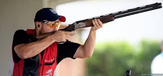 Vincent hancock of the united states reacts after competing in the men's skeet shooting final round on day 4 of the london 2012 olympic games at the royal artillery. Vincent Hancock Wins 16th World Cup Medal With Bronze In San Marino