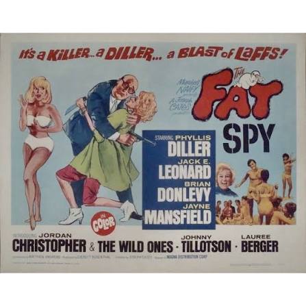 The Fat Spy half sheet movie poster - illustraction Gallery
