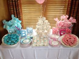 Gender Reveal Dessert Table Gender Reveal Dessert Gender Reveal Dessert Table Gender Reveal Party Food