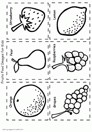 Free printable coloring pages for kids. Healthy Food Coloring Pages For Kids Drawing With Crayons