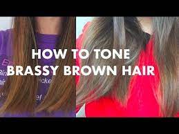 How To Tone Brassy Hair Esalon Tinted Love Review Youtube Toner For Brown Hair Diy Hair Toner Brassy Hair