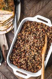Discover delicious traditional turkey recipes for thanksgiving at woman's day. Wild Rice Sausage Stuffing Recipe The Cookie Rookie