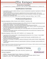 executive assistant resume examples