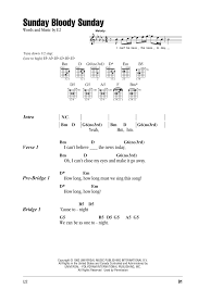 Sim re sol sunday, bloody sunday sim re sol sunday, bloody sunday re how long? Sheet Music Digital Files To Print Licensed U2 Digital Sheet Music