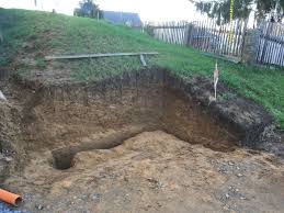 Aushub Fundament Fundament Tonne