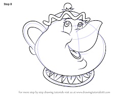 Learn How To Draw Mrs Potts From Beauty And The Beast Beauty And The Beast Step By Step D Disney Drawings Beauty And The Beast Drawing Disney Art Drawings