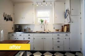 At nuform cabinetry we bring you a beautiful and classy range of ready to assemble kitchen cabinets to choose from.we. Kitchen Before After A Small 1946 Bungalow Kitchen Gets A Budget 6 000 Update Kitchn