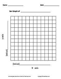Bar Graph Template That Could Be Used By Students With Either Pencil Or Crayon In Order To Demonstrate The Va Bar Graph Template Bar Graphs Graphing Activities