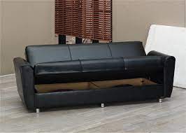 Shop for modern black leather sofa online at target. Harlem Black Leather Sofa Bed By Empire Furniture Usa