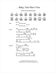 My loneliness is killing me (and i). Baby One More Time Britney Spears Guitar Chords Lyrics
