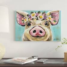 Find the help you need at welfareinfo.org with resources specific to laredo, texas. East Urban Home Pig With Flower Crown On Turquoise By Hippie Hound Studios Wrapped Canvas Gallery Wrapped Canvas Giclee Reviews Wayfair