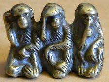 Image result for three brass monkeys