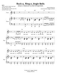 Rock A Ring A Jingle Bells Music Sheet Download Topmusicsheet Com
