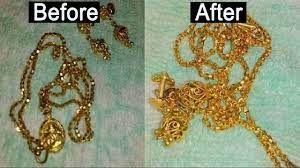 You do not need to rinse the chain again with. Pin By Keerthi On Misc How To Clean Gold Clean Gold Jewelry At Home Clean Gold Jewelry