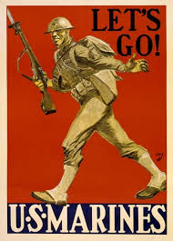 The message they consistently reinforced was that the corps' values—especially service above self—are timeless. U S Marine Corps Recruiting Posters