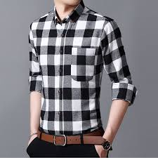 Gearbest fr meilleur offres chemise hiver pour homme produits shopping en ligne. Chemise A Carreaux Nouveau Automne Hiver Flanelle Chemise A Carreaux Noir Hommes Chemises A Manches Longues Chemise Homme Coton Male Chemises A Carreaux Coton Aliexpress