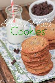 The finished products smelled fantastic and slid easily out of the pan when sliced to serve. Pioneer Woman S Malted Milk Chocolate Chip Cookies Crispy Cookies