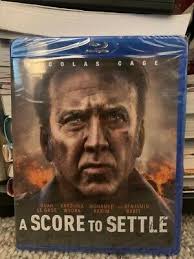 A Score To Settle: (Blu-ray, 2019), Nicholas Cage, Benjamin Bratt.