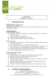 Après plusieurs années d'expérience, le conducteur poids lourd peut évoluer vers un. Fiche De Poste Chauffeur Livreur Alimentaire