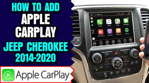 If your jeep is equipped with the uconnect 4c nav multimedia centre. Jeep Cherokee Apple Carplay 2014 2019 Jeep Cherokee Uconnect 8 4 Apple Carplay Android Auto Upgrade Youtube