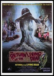 the return of the living dead movie poster 11 x 17 clu gulager d usa 映画 ポスター 恐怖映画 映画